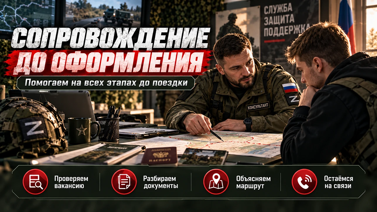 Сопровождение кандидата до оформления